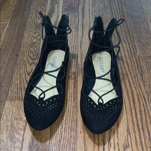 Black REPORT sandals